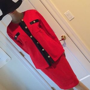 Knit suit with class!